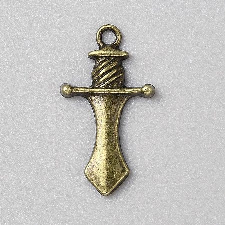Biblical Theme Tibetan Style Alloy Pendants FIND-WH20008-27D-AB-1