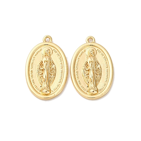 Brass Pendants KK-D388-15G-1