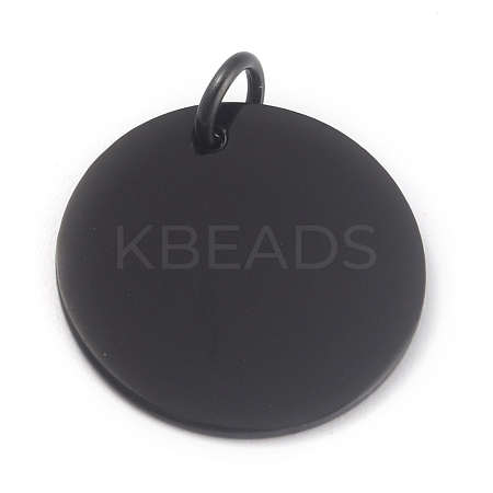 304 Stainless Steel Pendants STAS-O126-01A-EB-1