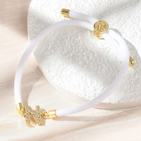 Adjustable Nylon Cord Bracelets BJEW-C096-01G-14-1