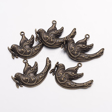 Tibetan Style Alloy Pendants LS-TIBEP-GC128-AB-NR-1