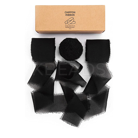Polyester Chiffon Ribbon X-HULI-PW0002-054D-1