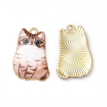 Alloy Enamel Pendants ENAM-M046-12G-C-1