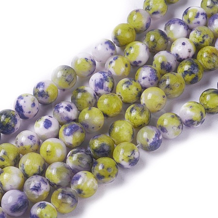 Natural Persian Jade Beads Strands G-E531-C-17-1
