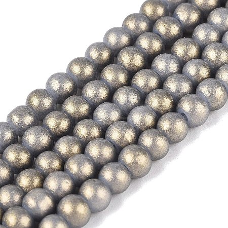 Baking Paint Glass Pearl Beads Strands DGLA-ZX001-05B-07-1