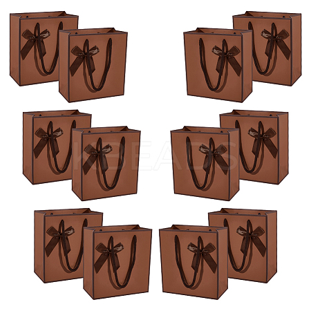 Rectangle Paper Gift Storage Bags with Handle CARB-WH0017-13C-1