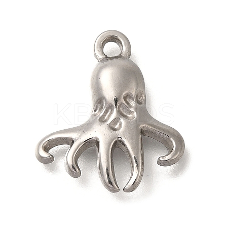 Anti-Tarnish 304 Stainless Steel Pendants STAS-M075-20P-1