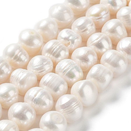 Natural Cultured Freshwater Pearl Beads Strands PEAR-E019-10-1