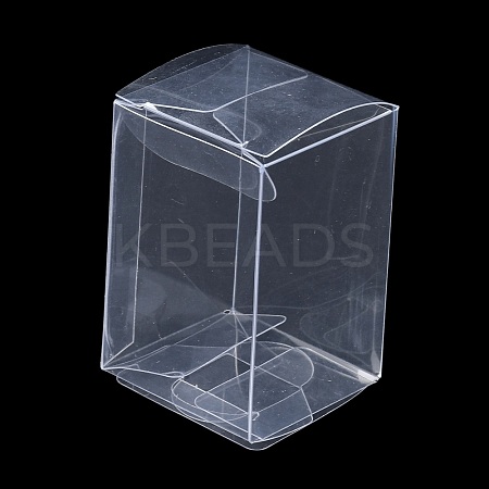 Rectangle Transparent Plastic PVC Box Gift Packaging CON-F013-01B-1
