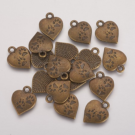 Tibetan Style Alloy Pendants X-TIBEP-409-AB-FF-1