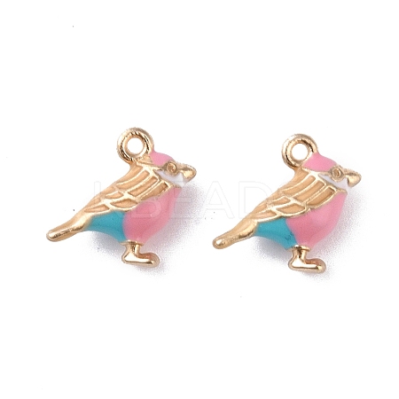 Alloy Enamel Pendants X-ENAM-R149-08A-G-1