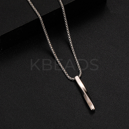 Alloy Pendant 316 Surgical Stainless Steel Chain Necklaces for Men FS-WG50373-02-1