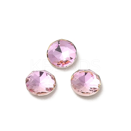 Glass Rhinestone Cabochons RGLA-P037-10A-D223-1