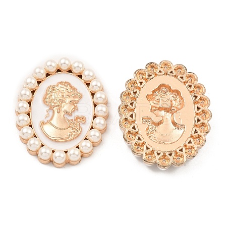 Zinc Alloy Enamel Cabochons LS-ENAM-Q501-01LG-01-1