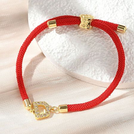 Adjustable Nylon Cord Bracelets BJEW-C096-01G-04-1