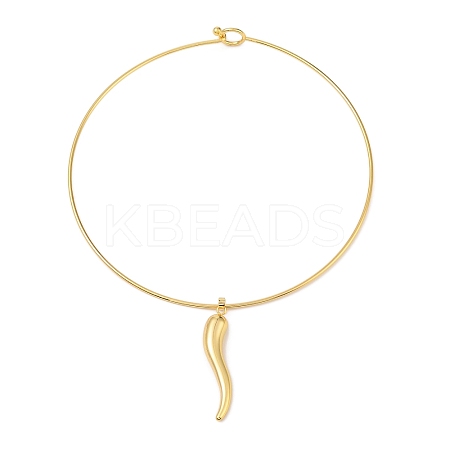Pepper Brass Necklace BJEW-Q350-06G-1