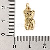 Rack Plating Brass & Clear Cubic Zirconia Pendants KK-S372-16G-3