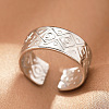 304 Stainless Steel Cuff Rings FS-WGFBCF4-10-1