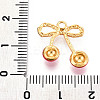 304 Stainless Steel Enamel Pendants STAS-N110-25A-G-3