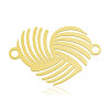 Ion Plating(IP) 201 Stainless Steel Connector Charms STAS-N090-LA873-2-2