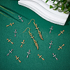 60Pcs 2 Colors 201 Stainless Steel Connector Charms STAS-UN0061-93-2