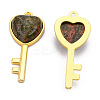 Natural Unakite Pendants G-N326-158-07-2