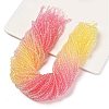 Transparent Painted Glass Beads Strands LS-DGLA-A034-T4mm-A09-1