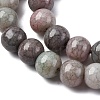 Ombre Effect Dyed Glass Beads Strands X-GLAA-T031-01O-12-4