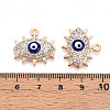 Alloy Rhinestone Enamel Pendants PALLOY-T092-03-3