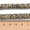 Natural Dalmatian Jasper Beads Strands G-G329-B05-8x1mm-6