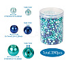 Baking Paint Pearlized Glass Pearl Round Beads HY-CW0001-01-7