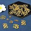 Rack Plating Alloy Pendants FIND-FS0003-48-10