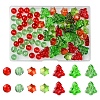 80Pcs 7 Styles Transparent Glass Beads Strands EGLA-FS0001-45-1