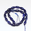 Natural Lapis Lazuli Rice Bead Strands G-I115-03-2