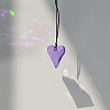 Glass Heart Suncatcher Hanging Ornaments PW-WGA6B84-04-1