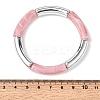 Plating Resin Beads Stretch Bracelets for Women BJEW-P374-01P-5