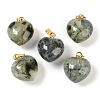 Natural Prehnite Pendants G-J386-H17-G-1