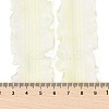 20 Yards Polyester Pleated Elastic Lace Trim SRIB-M015-01I-3