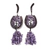 Natural Amethyst Chip Tree of Life Pendants Decoration G-F733-06C-2