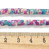Baking Paint Synthetic Turquoise Beads Strands G-H060-02A-03-5