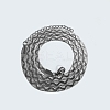 Non-Tarnish 304 Stainless Steel Herringbone Chain Necklaces LS-NJEW-P282-03P-1