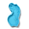 Mother's Day Girl Silicone Pendant Molds LS-AJEW-M221-02B-2