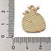 Thanksgiving Day Golden Tone Alloy Enamel Pendants ENAM-M002-01N-G-3