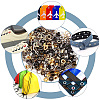 200 Sets 4 Colors Iron Grommet Eyelet Findings SCRA-GF0001-10A-01-4