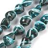 Dyed Natural Trochus Shell Beads Strands BSHE-Z006-02A-1