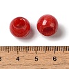 Natural White Jade(Dyed) European Beads G-N342-03Q-3