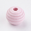 Natural Maple Wood Beehive Beads WOOD-Q030-48-2