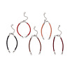 3MM Round Braided Leather Bracelet Making AJEW-JB01541-1