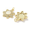 Brass Micro Pave Clear Cubic Zirconia Pendants KK-L213-019G-2