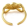 Bowknot Brass Micro Pave Clear Cubic Zirconia Open Cuff Rings for Women LS-RJEW-Z070-06G-3